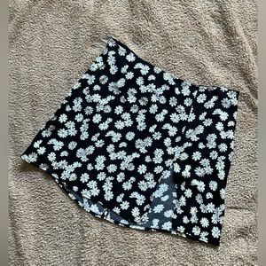 Reformation Margot daisy print mini skirt